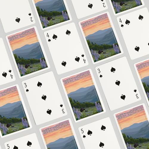 Lantern Press West Virginia Baraja Póker 52 cartas miniatura 4