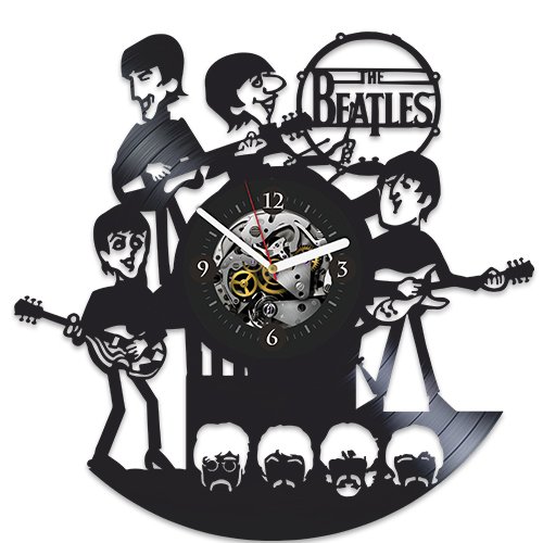 Beatle Clock, Beatle New Year Gift, Wall Clock Modern, Beatle Gift for Man, Vintage Vinyl Record Beatle Vinyl Wall Clock, Beatle Xmas Gift, Rock Music, John Lennon, Wall Clock Large - Les Beatles, Paul McCartney, John Lennon, RIngo Starr, George Harrison Beatle Clock, Beatle New Year Gift, Wall Clock Modern, Beatle Gift for Man, Vintage Vinyl Record Beatle Vinyl Wall Clock, Beatle Xmas Gift, Rock Music, John Lennon, Wall Clock Large