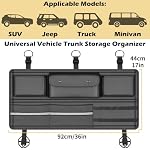 Back Seat Trunk Organizer Backseat Hanging Cargo Storage for Cars - Image 2