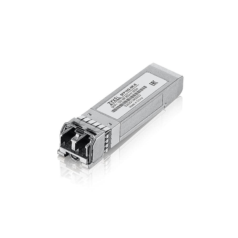 Zyxel SFP10G-SR-E modulo del ricetrasmettitore di rete Fibra ottica 10000 Mbit/s SFP+ 850 nm (SFP10G-SR-E-ZZBD01F - Zyxel SFP10G-SR SFP Plus Transceiver [300m] [10 pack])