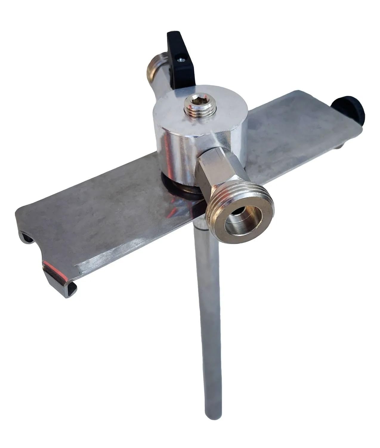 5 l Bierfass Adapter aus Metall mit Bierabstellhahn, Rückschlagventil, CO2 3/4 Zoll, Bier 5/8 Zoll, einfache Installation, robust & hygienisch