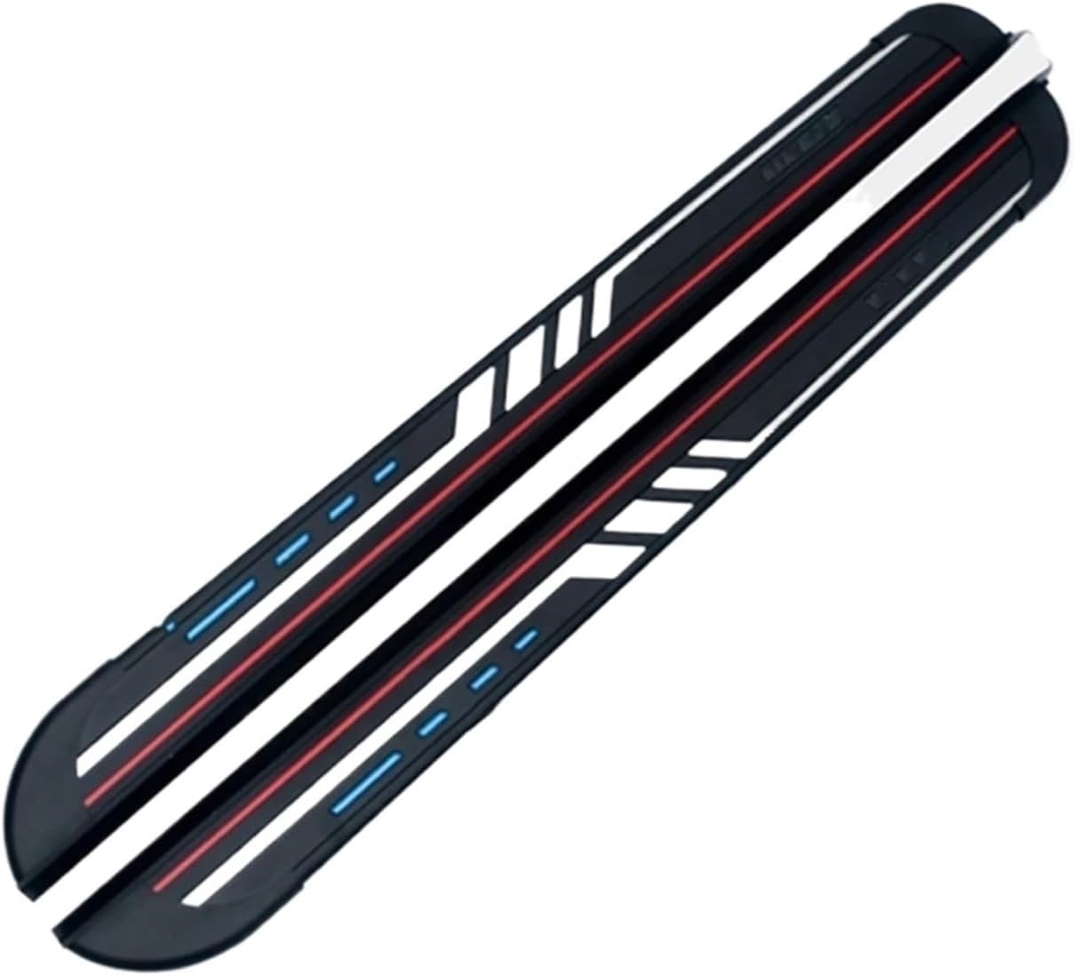 2pcs Aluminum Alloy Running Board Compatible with Fiat Freemont 2012-2019 Side Step Nerf Bar Pedal Accessories (with Brackets)