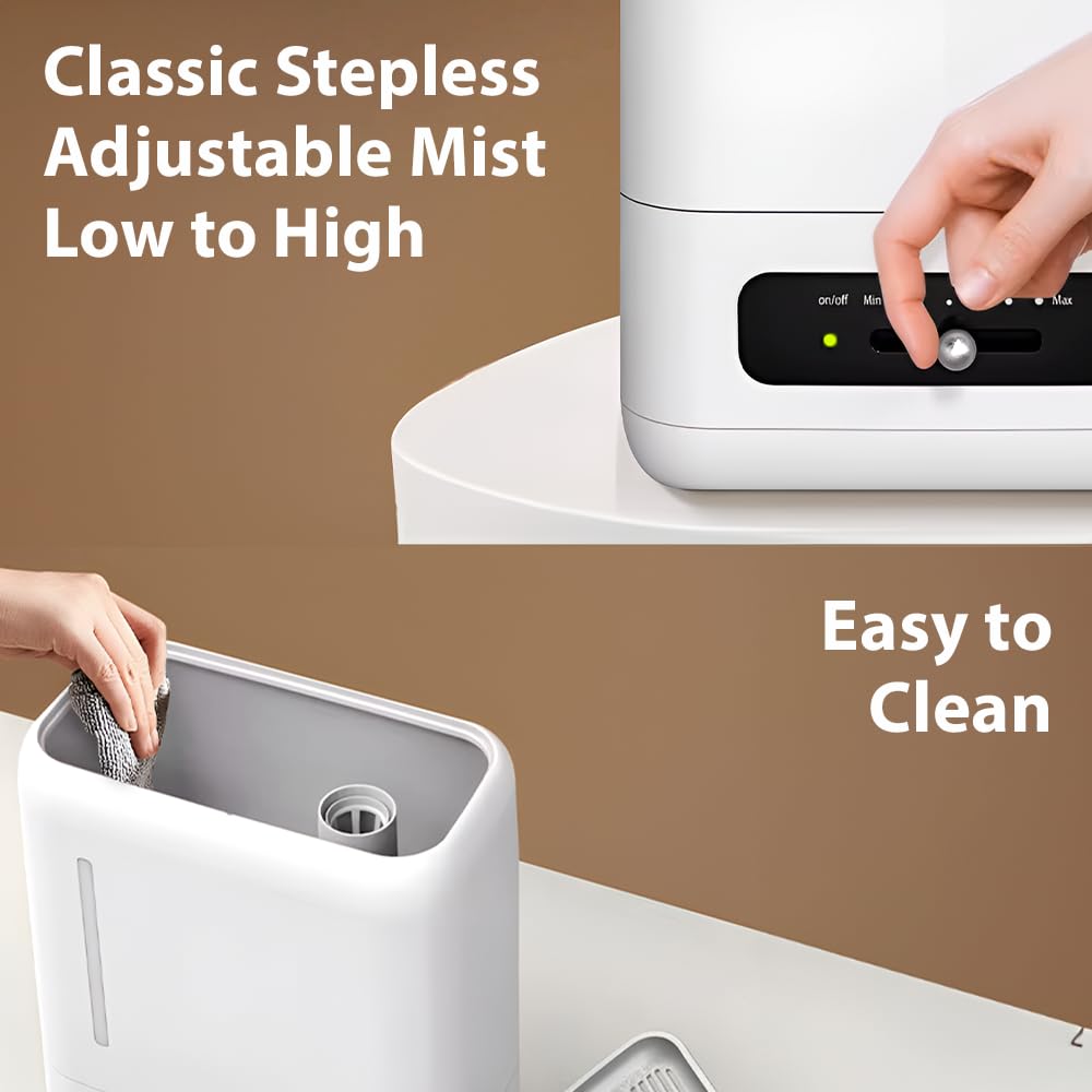 HealthSense Ultrasonic Humidifier - Cold & Cough Relief -6
