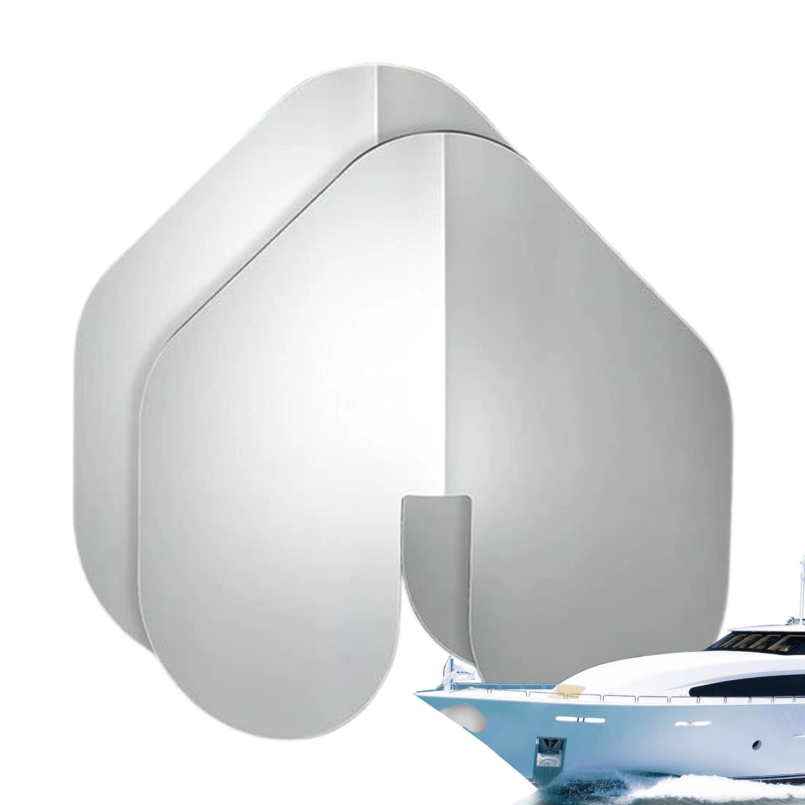 Protezione per prua barca, protezione per in acciaio inox, dispositivo di protezione, scudo resistente, copertura di ricambio, accessori per modifiche estese o attrezzi speciali