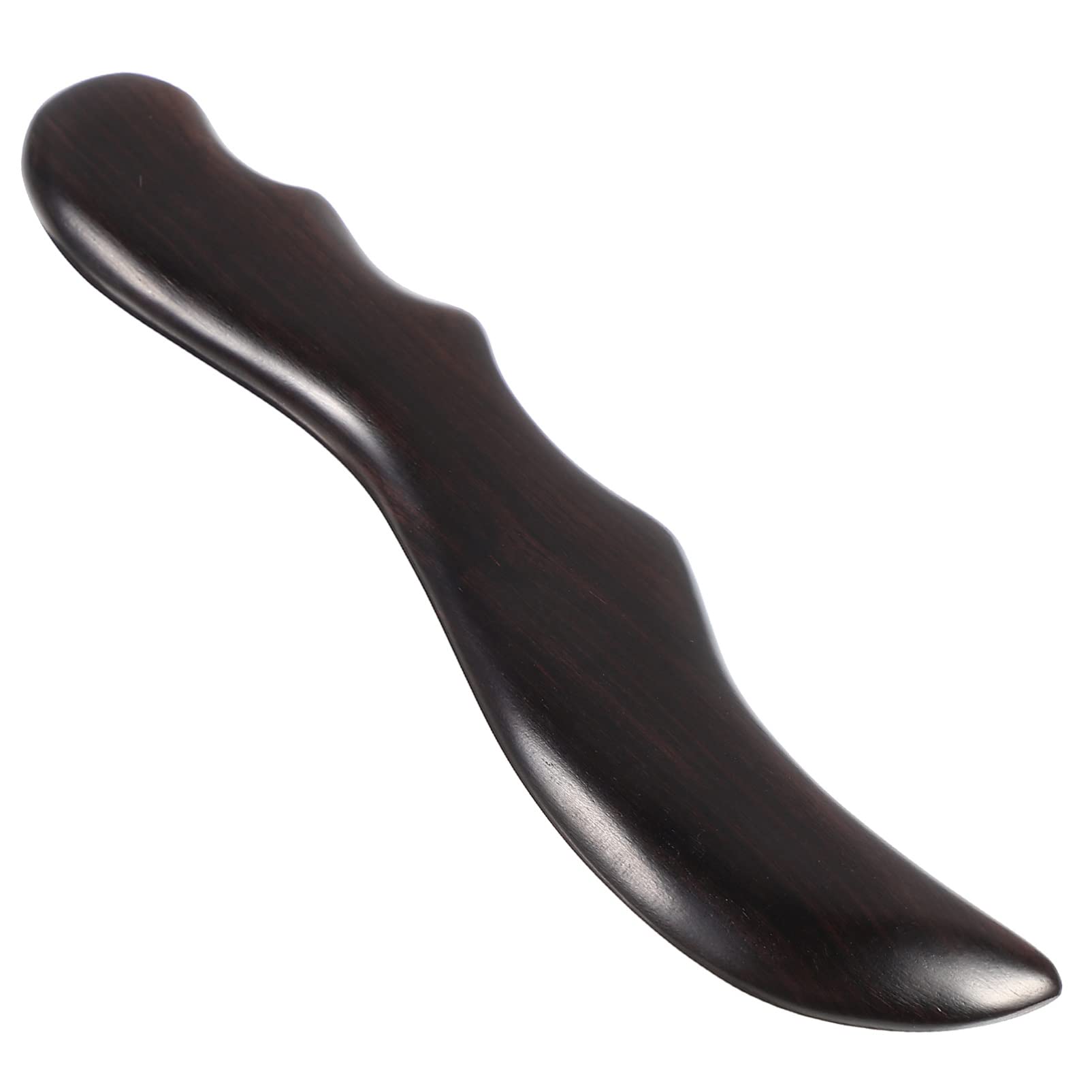 FRCOLOR Face Scraper Massage Board Facial Tool Face Massage Tools Wood Tools Acupuncture Scraping Board Blue Shot Glasses on Wood Massage Board