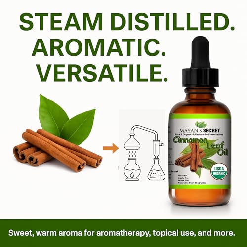 Aceite Esencial Puro de Canela Orgánico Mayan's Secret 1oz miniatura 4