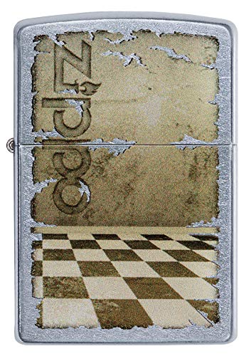 Zippo Classic Lighter-Chess Floor Feuerzeug, Messing, Individual Design, Original Pocketsize – Bild 3