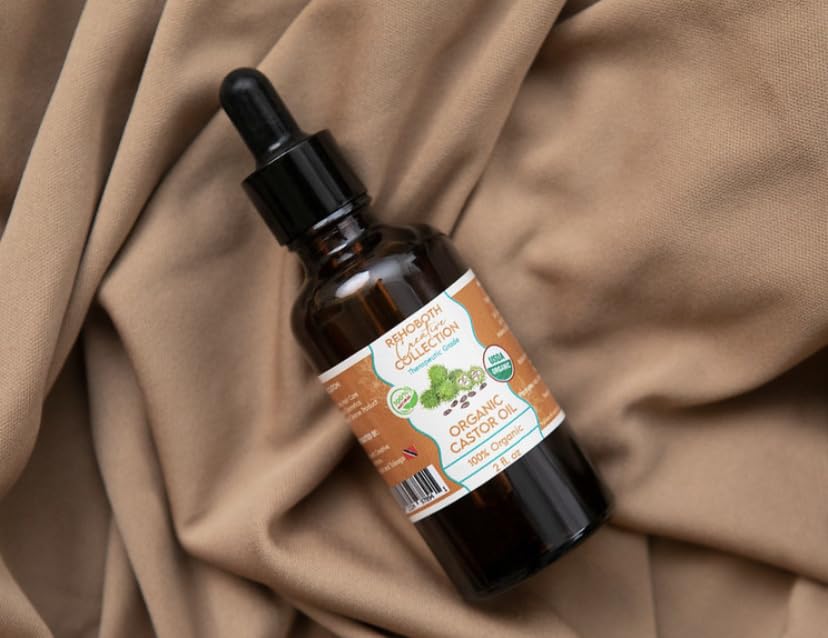 Miniatura 5 de Rehoboth Creative Collection Aceite de ricino 100% puro prensado en frío, sin hexano, cuidado orgánico del cabello, cuidado de la piel, pestañas,