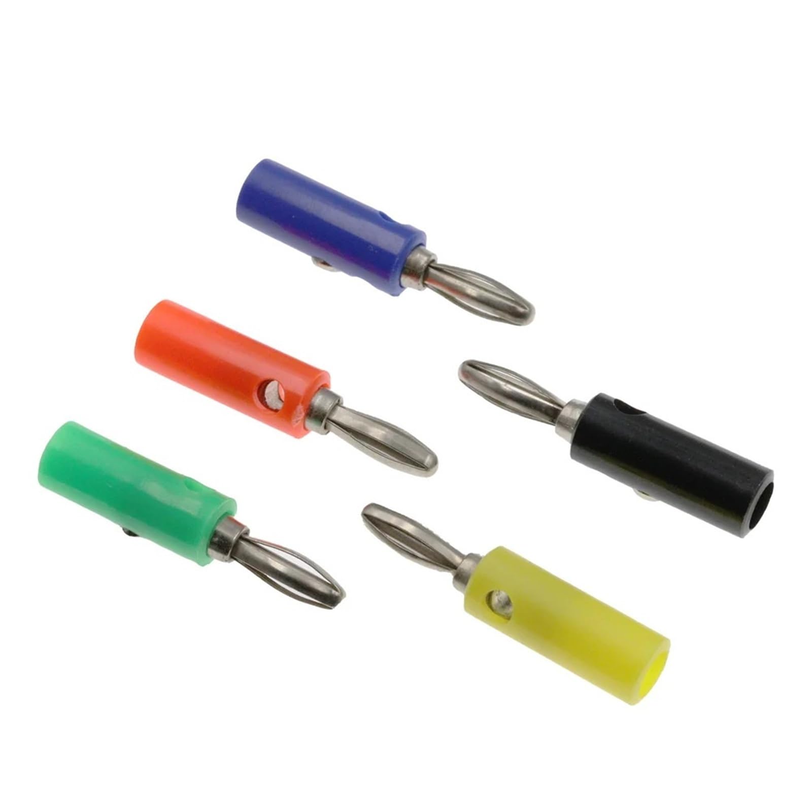 Sonda testowa 30 A 55 mm z klipsami kablowymi 4 mm (5 klipsów krokodylkowych, każdy kolor 1 szt.)