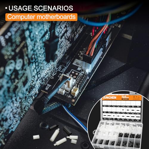 Kit entretoise nylon M2 pour isolation de circuit imprimé et PCB - 7
