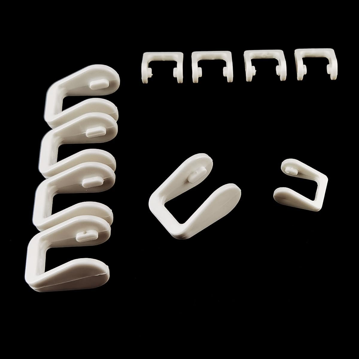 10pcs Plastic Oral Saliva Ejector Suction Short Weak Low-Volume Suction SE HVE Handle Switch Replacements in a Plastic Box