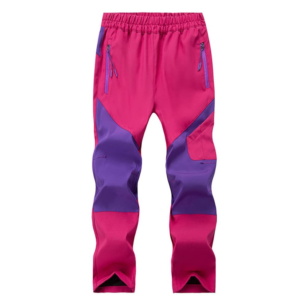 Pantaloni Outdoor per Bambini, Pantaloni da Trekking, Idrorepellenti, Antivento, Traspiranti, Pantaloni da Trekking, Unisex Estivi, Traspiranti Ad Asciugatura Rapida, Pantaloni Sportivi