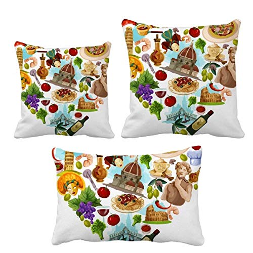 Parure de coussin drapeau et cœur DIYthinker pour déco de salon - 2