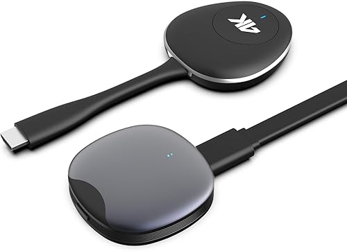 Topbuy Transmisor y receptor HDMI inalámbrico 4K, kit extensor inalámbrico HDMI 4K, adaptador HDMI compatible con 4K 30Hz, soporte 2.45GHz para disponible en Yaxa Venezuela