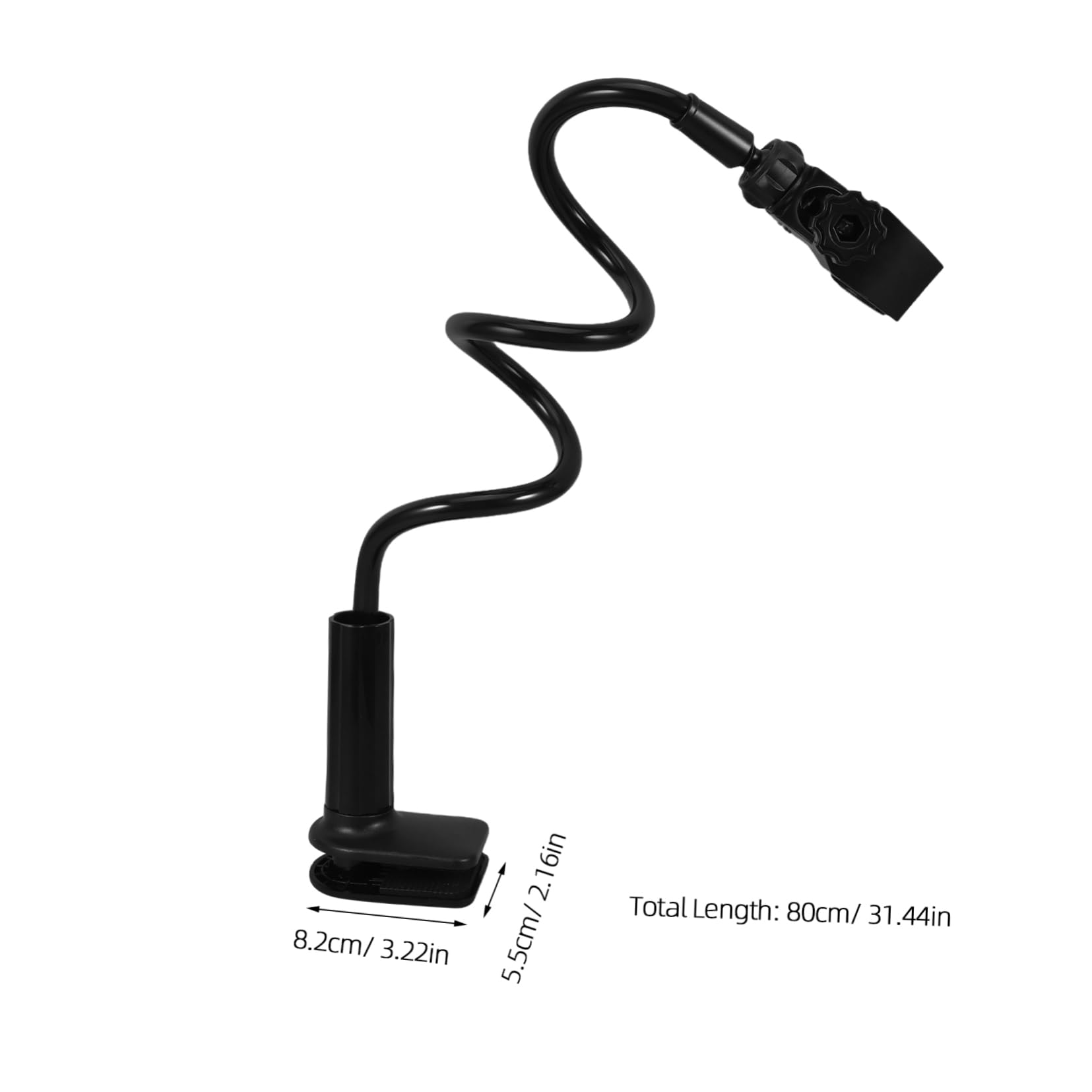 PRETYZOOM Hair Dryer Bracket Universal Stand Hands- No Drill Desk Lamp Clamp Hair Tool Support Salon Tool Holder