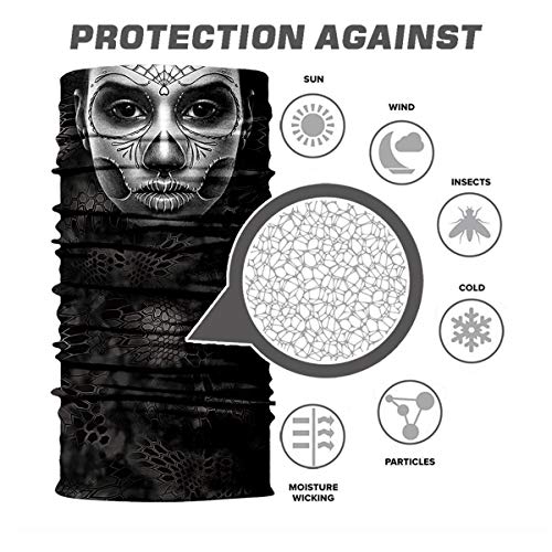 Neck Gaiter Shield Scarf Bandana Face Mask Seamless UV Protection for Motorcycle Cycling Riding Running Headbands3