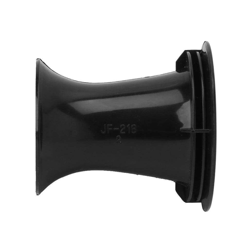 2PCS Tuyau de Connexion de Haut-Parleur Connexion de Ventilation d'évent Bass Reflex 4-6 "65x74.5mm subwoofer Caisson de Basses Accessoires Noir