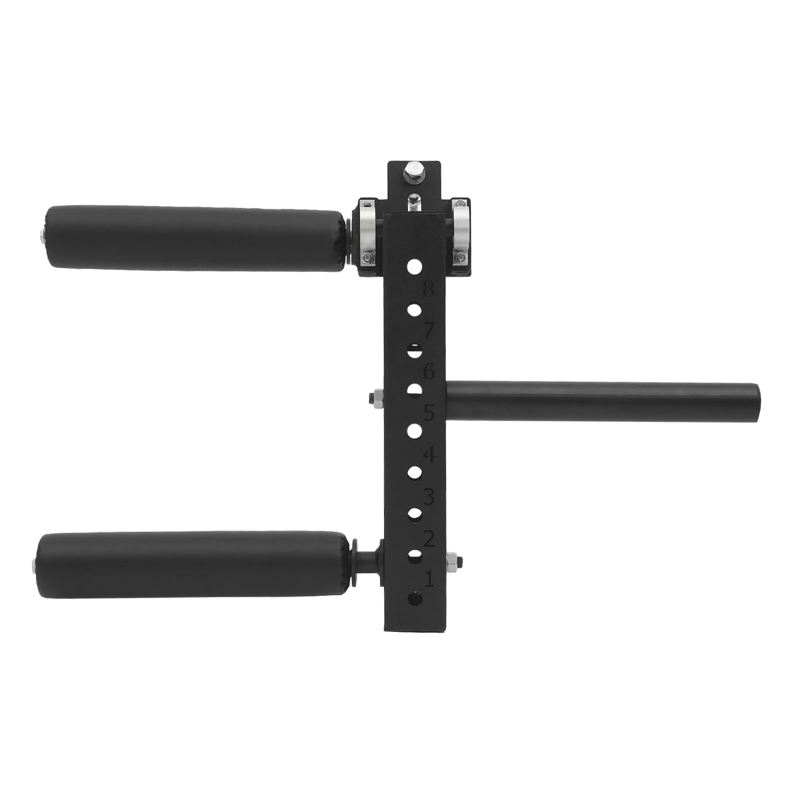 Beinstrecker Beinbeuger Aufsatz für Power Rack, 120 kg, 50-mm-Halter | Mit 8-facher Verstellung und weichen Rollen für kontrolliertes Beintraining zu Hause, im Studio oder Büro.