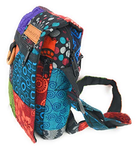 Piccola borsa a tracolla etnica per donne in