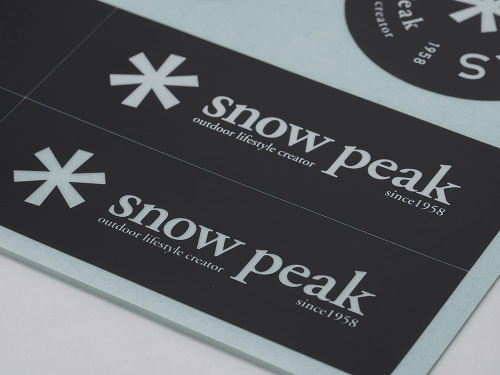 Amazon.co.jp: スノーピーク(snow peak)65周年記念 ロゴステッカー 