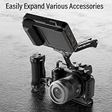 SIRUI Camera Cage for Nikon Z5 Z6 Z7 Z6II Z7II with Built-in NATO Rail, Arca-Type Base, and Cold Shoe, Multiple 1/4″ and 3/8″ Threaded Holes, AM-NZ-CT - Image 8