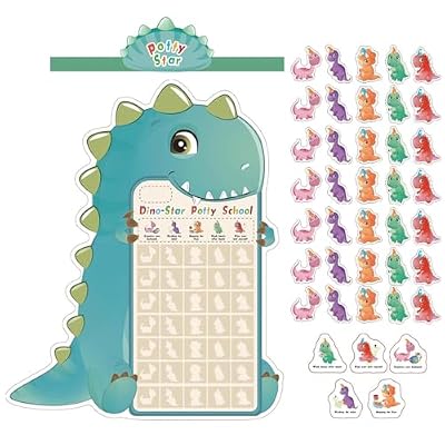 Potty Training Chart for Toddlers Dinosaur Magnetic Sri Lanka | Ubuy