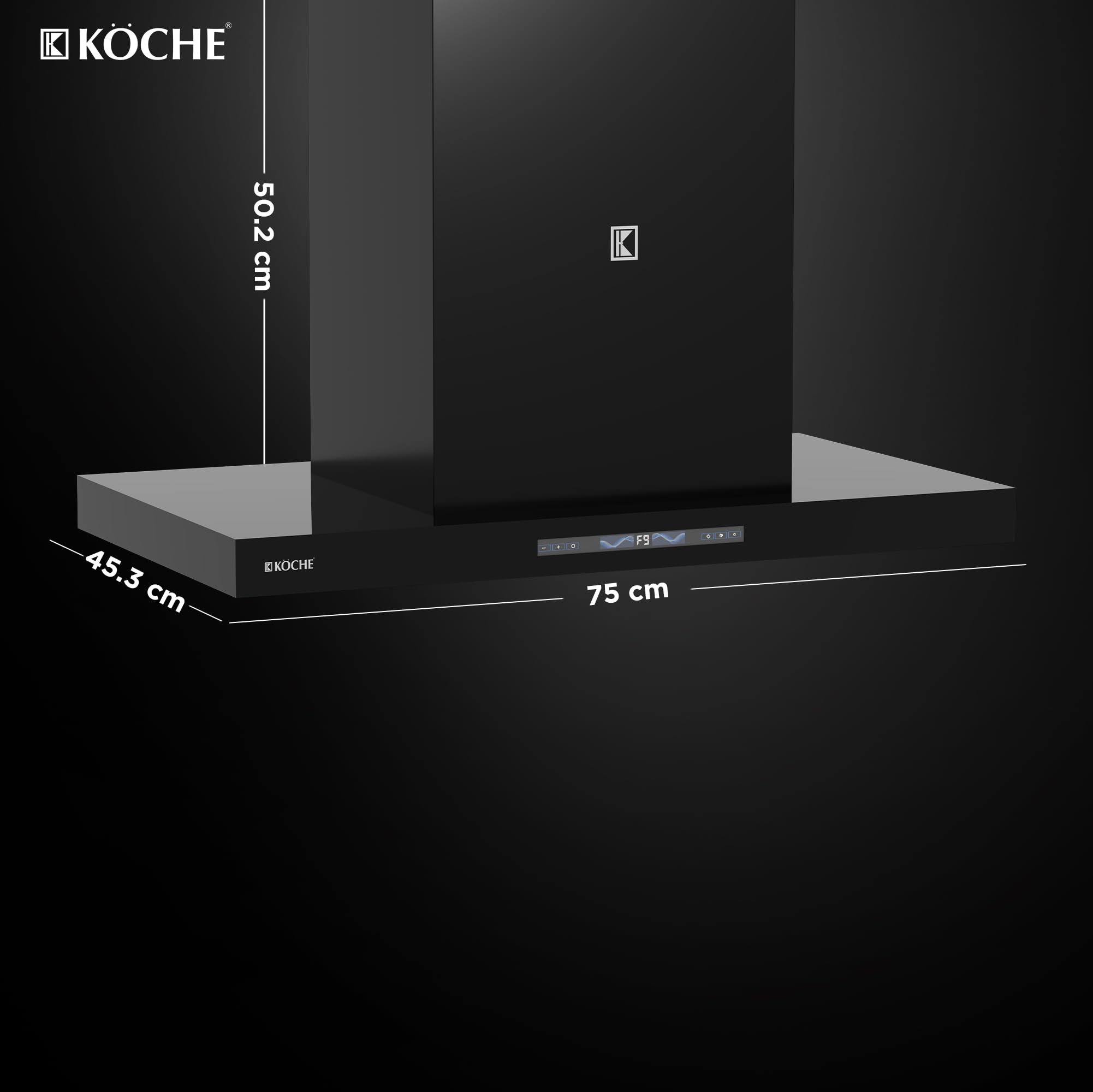 KOCHE STARK Kitchen Chimney - Filterless & Smart -11