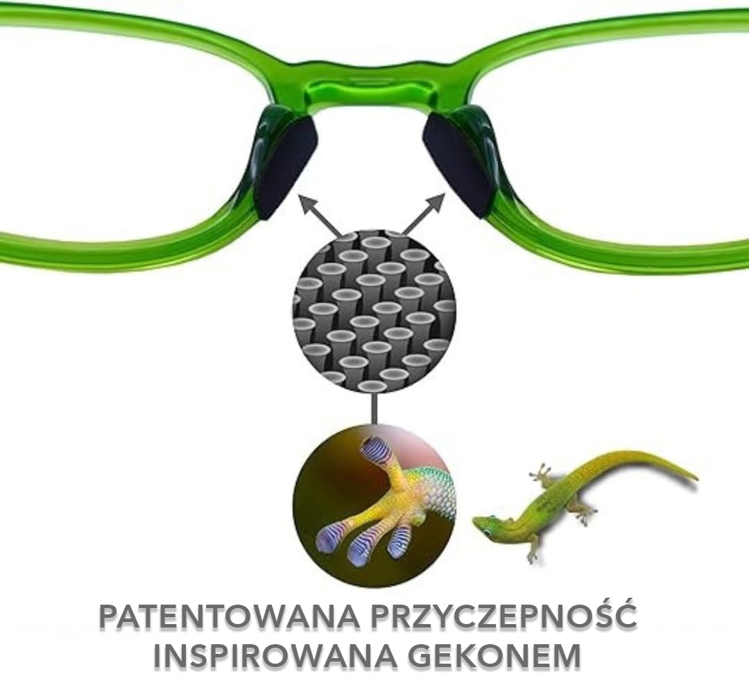 Setex Gecko Grip – Noski Do Okularów (5 Przezroczystych Par) – Antypoślizgowe Ultra-Cienkie 0.6 Mm, Mikroteksturowane Włókna, Ultra-Mocna Przyczepność, Ultra-Miękkość, Samoprzylepne, 0.6 × 7 × 16 mm