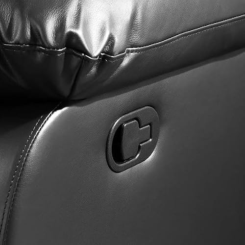 Canapé Relax Cuir Noir 3 Places Inclinable – 365stock