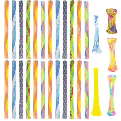 ZOKJSW Jouet Interactif à Ressort Coloré pour Chat d'Intérieur - Tube de Jeu Drôle pour Chaton - 20 Pièces