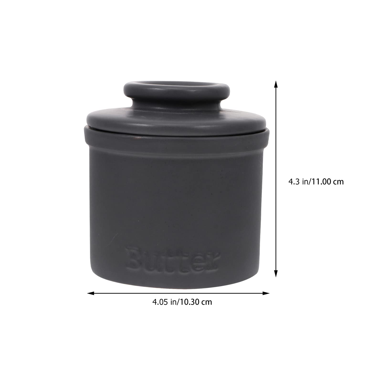 Alipis 1pezzi Porta Burro in Ceramica Barattolo Per Conservazione Cibo Da Cucina Contenitore Ceramico Per Burro e Formaggio