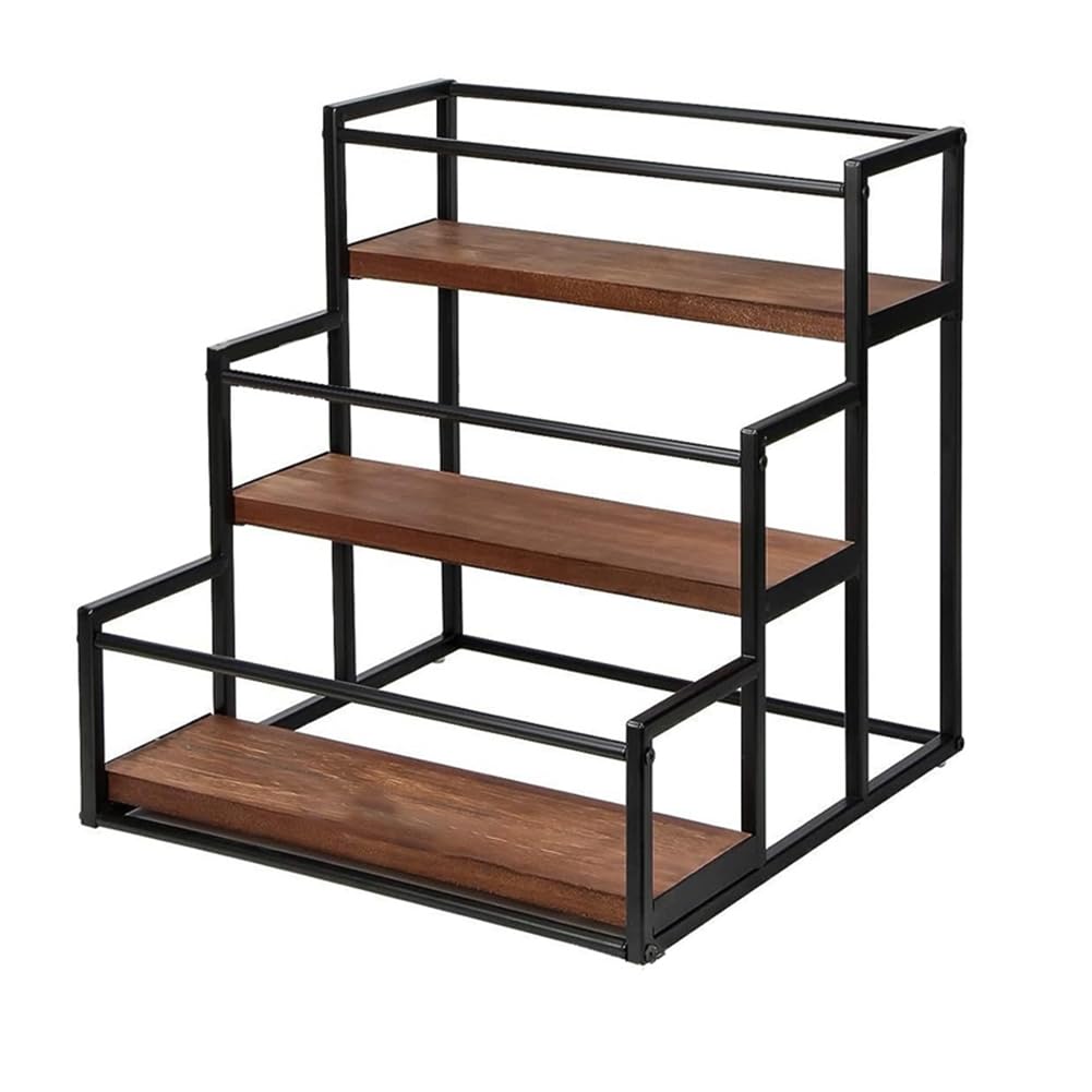 CTRLZS Coffee Syrup Rack 3-Storey Storage Rack Wine Rack Wine Rack Kitchen Seasoning
