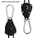 MARS HYDRO 1/8 Inch Heavy Duty Adjustable Rope Hanger Fully Locking for LED Grow Light