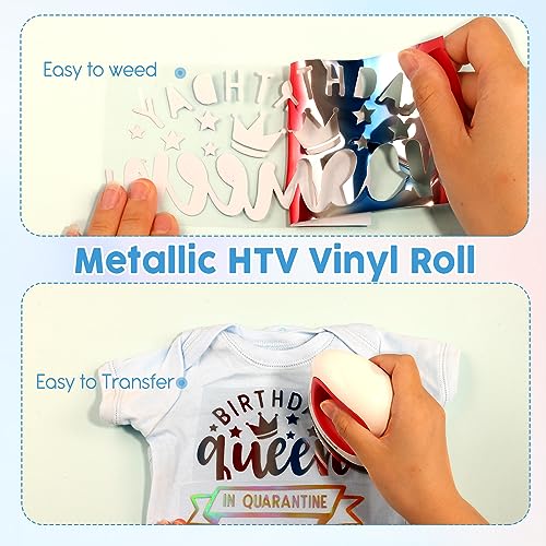 HTVSTD Film textile souple pour traceur en métal rouge et bleu 3,6 x 2,4 m – vue 3
