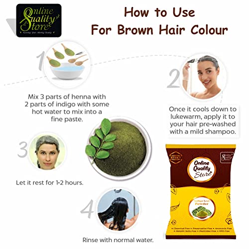 Polvo índigo para cabello y barba negro 200 gramos miniatura 5