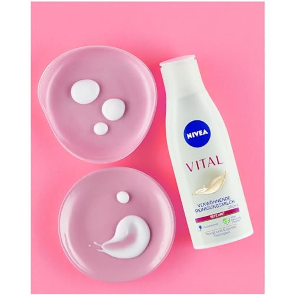 NIVEA Vital Mleczko oczyszczające do skóry dojrzałej, 200ml