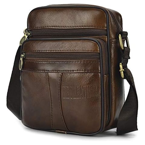SPAHER Bandolera Hombre Piel Cover