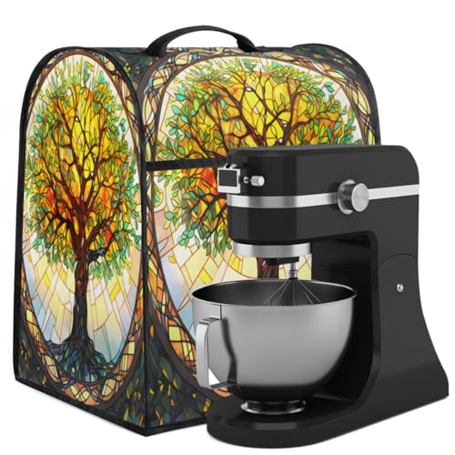 Coffee Maker Cover World Tree Kitchen Appliance Covers Small Appliance Covers Blender Cover Juicer Cover Dust Covers for Kitchen Appliances with Top Handle and Pockets,Washable,C379