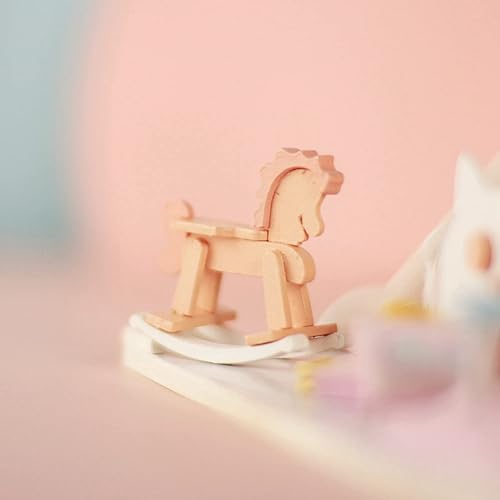 Miniatura 8 de Kit de casa de muñecas de madera, modelo de ensamblaje de artesanía en miniatura con luces LED y muebles, proyecto creativo de bricolaje para