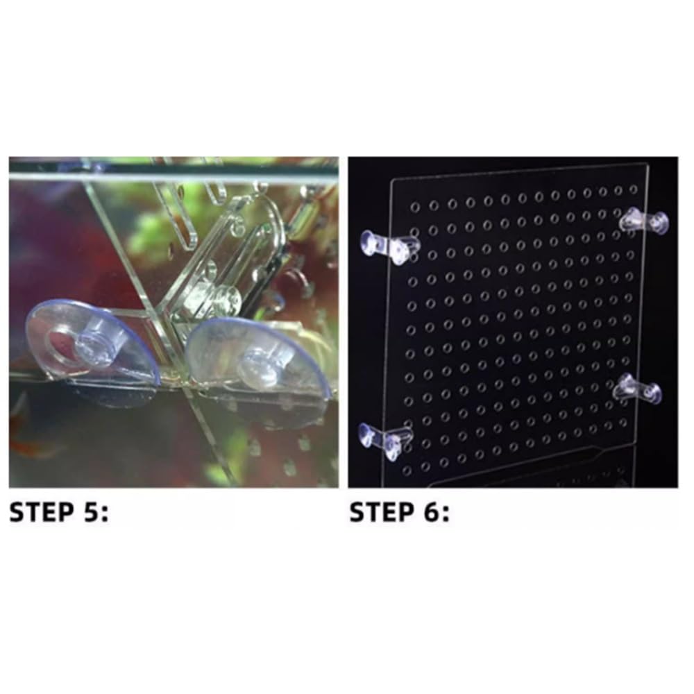 Akwarium Fish Tank Przegroda Płyta Izolacyjna Fish Tank Płyta Izolacyjna Przegroda Przezroczysta Płyta Akrylowa Pokrywa Przegroda Blok Ryby Akwarium Separator Płyta Zapobiega ugryzieniu ryb Każdy