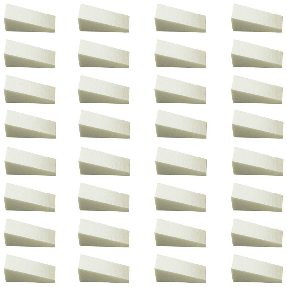 32 Pieces Gradient Nails Soft Sponges Nail Art Soft Sponge DIY Manicure Tool for Color Fade Manicure Nail Art Tools, White