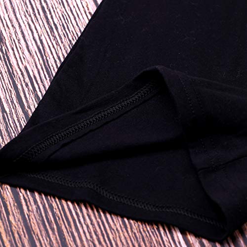 Coobey 5 Pack Toddler Kids Cotton Tank Top Undershirts Boys or Girls Soft Undershirt Tees (3-4T, Black) - Thumbnail 3