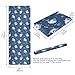 ALAZA Cute Shark Pattern Yoga Mat Non Slip Fitness Exercise Mat, Workout Mat for Yoga, Pilates and Floor Exercises