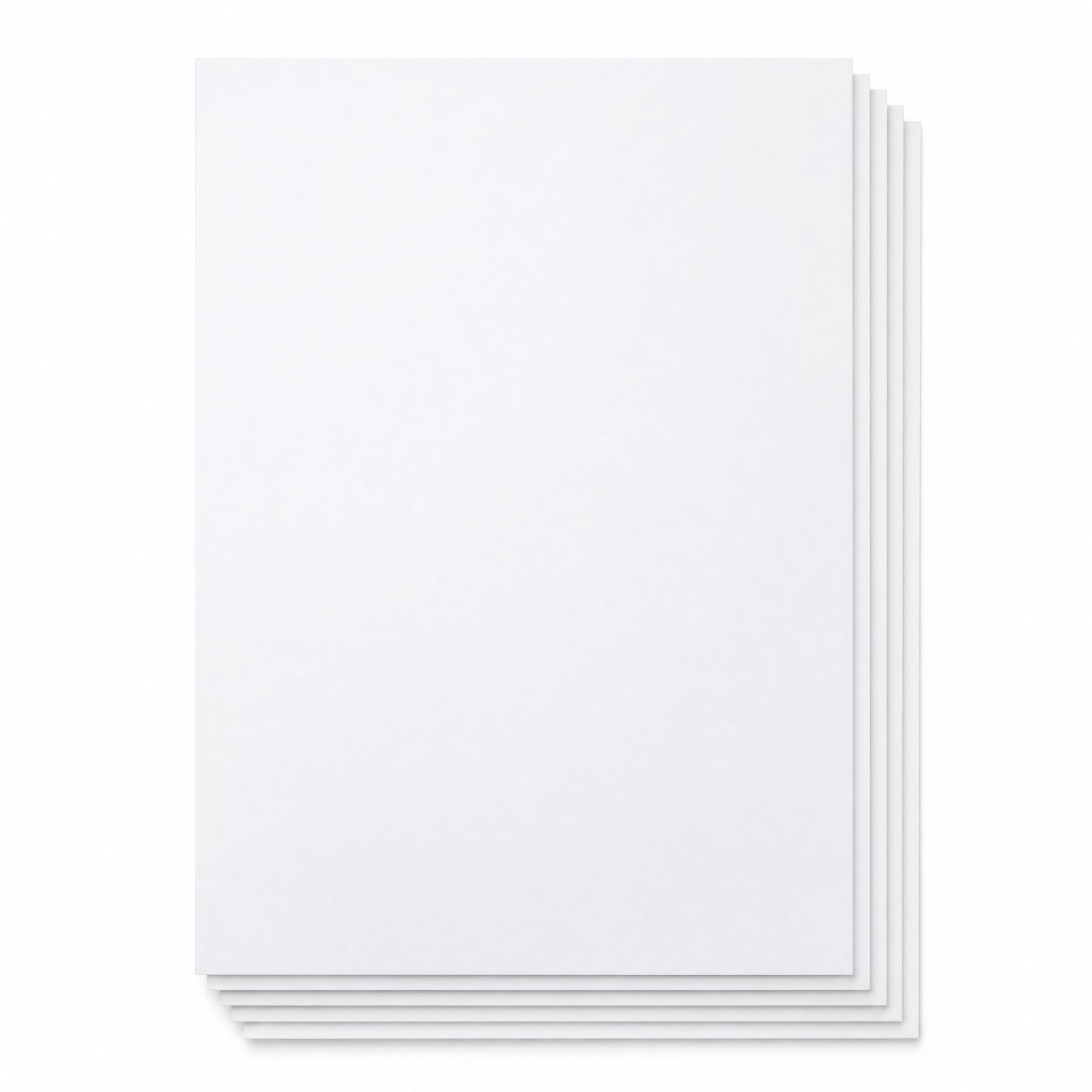 Cartulina Blanca, Papel Cartulina, Tamaño 300G/5 hojas