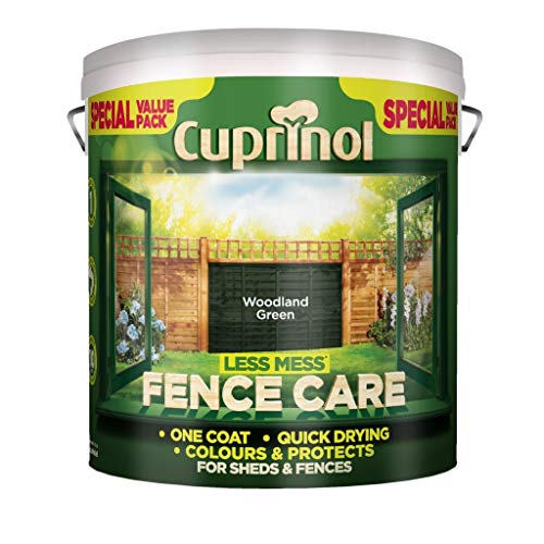 Cuprinol Less Mess Fence Care 6L Woodland Green (448192)