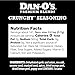 Dan-O's Crunchy Seasoning, 3.5 oz Bottle, Everything Seasoning for Fish, Eggs, Salads, Veggies and More, Sugar Free, Zero Calorie, Use this Spice Blend for Everything from Breakfast to Dinner