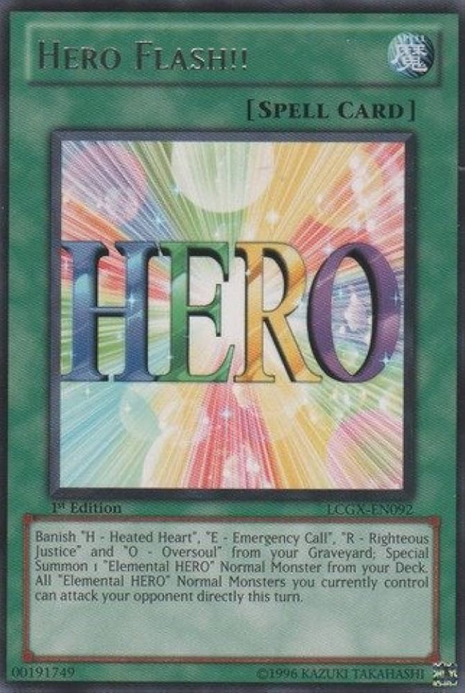 遊戯王 ヒーローフラッシュ！！HERO FLASH 英語版 Amazon.co.jp