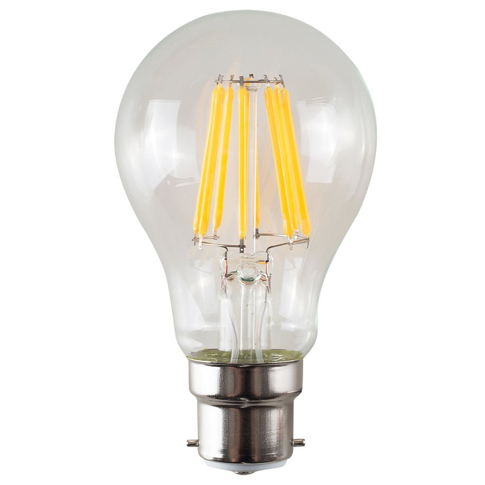 Vintage LED Bulbs Industrial Filament Edison Radio Valve Lightbulb Lamp Amber A+ (12. 6W B22 Warm GLS, 1) โ image 1