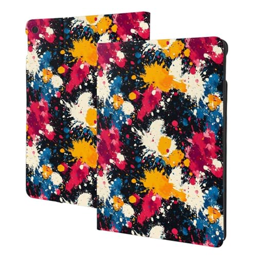 Protection iPad 10.2 étui folio tie-dye avec veille automatique pour iPad 9 8 7