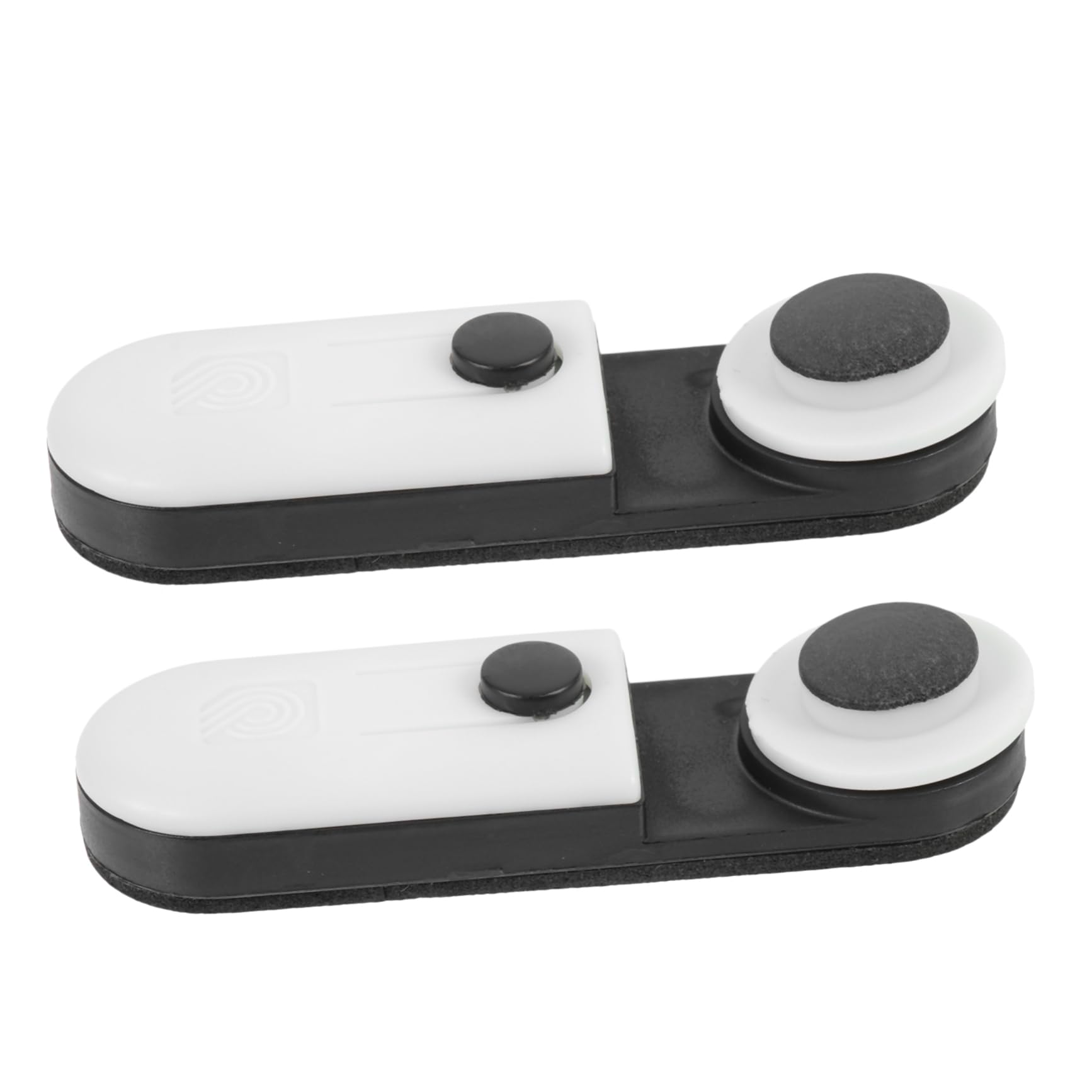 Sosoport 2Pcs Guitar Strap Lock Buttons Antiskid Strap Retainers for Electric and Acoustic Guitars Durable Guitar Accessories Secure Locking Mechanism Easy Installation